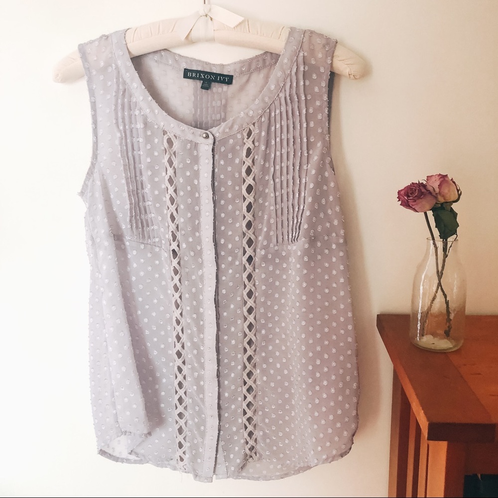 B1G1 FREE Sheer Tank Blouse